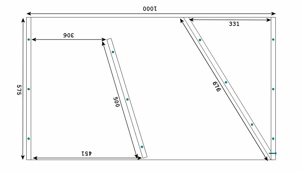 A schematic of the third section