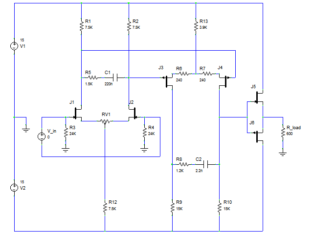 Single-ended schematic
