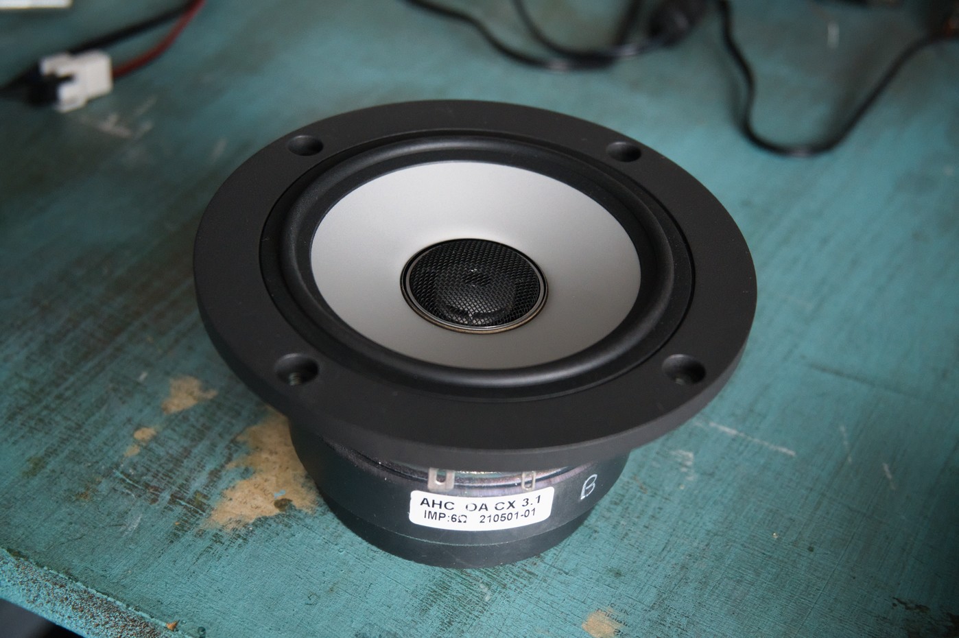 A CX3.1 coaxial driver. It looks like a normal cone driver, except for the tweeter in the middle.