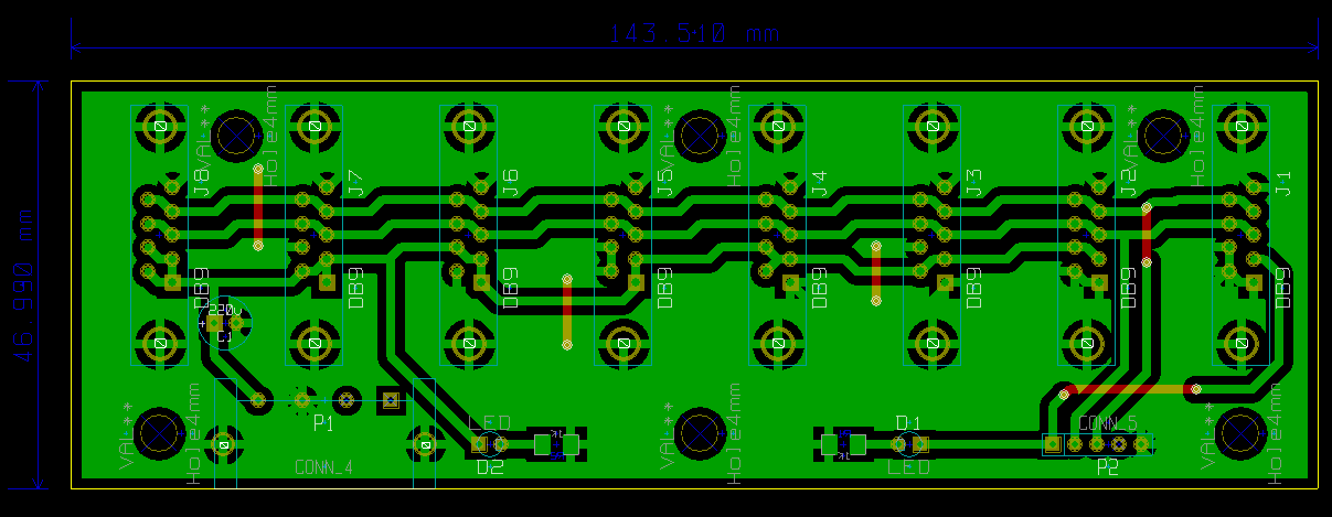 Motherboard PCB layout