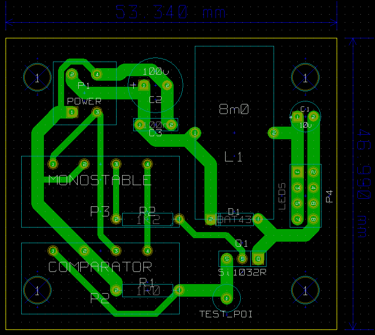 Main PCB layout