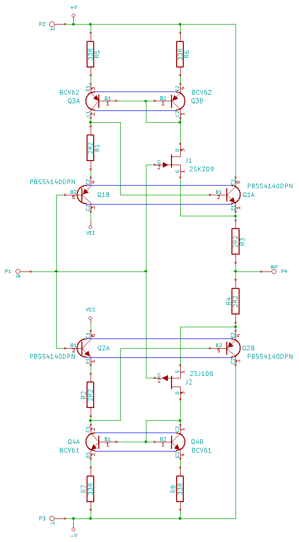 Diamond buffer schematic